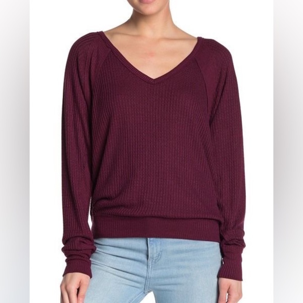 Free People Santa Clara Thermal Long Sleeve Top